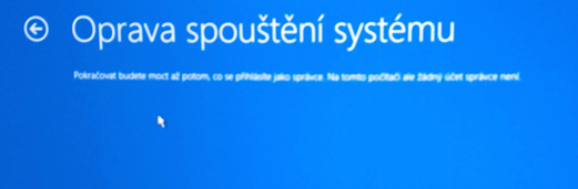 Oprava spouštění systému do továrního nastavení - u Windows 11